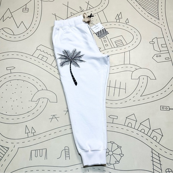 Sandrine Rose x Free People Palm Tree Joggers in Dust - Picture 2 of 6